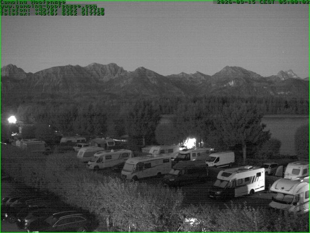 Archiv Foto Webcam Campingplatz am Hopfensee