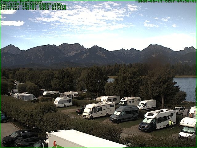 Archiv Foto Webcam Campingplatz am Hopfensee