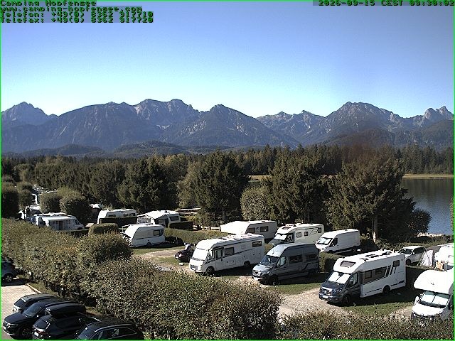Archiv Foto Webcam Campingplatz am Hopfensee