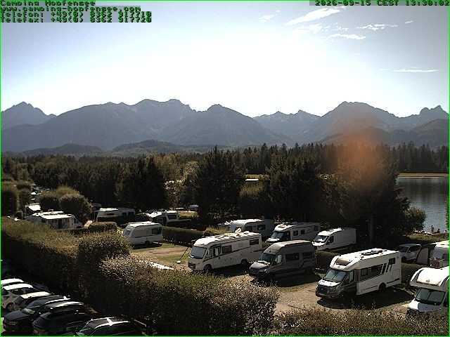 Archived image Webcam Camsite at Hopfensee