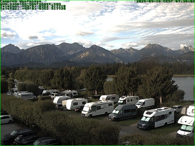 Archiv Foto Webcam Campingplatz am Hopfensee