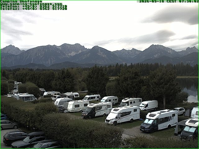 Archiv Foto Webcam Campingplatz am Hopfensee