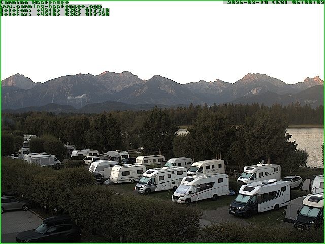 Archiv Foto Webcam Campingplatz am Hopfensee