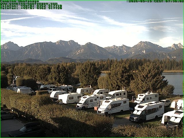 Archiv Foto Webcam Campingplatz am Hopfensee