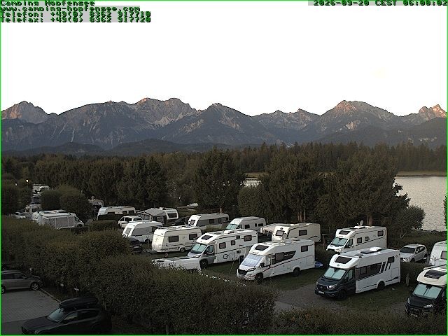 Archiv Foto Webcam Campingplatz am Hopfensee