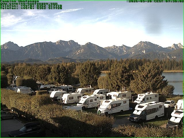 Archiv Foto Webcam Campingplatz am Hopfensee