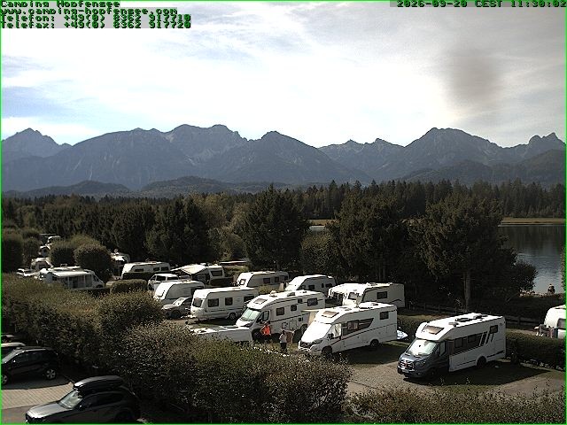Archiv Foto Webcam Campingplatz am Hopfensee