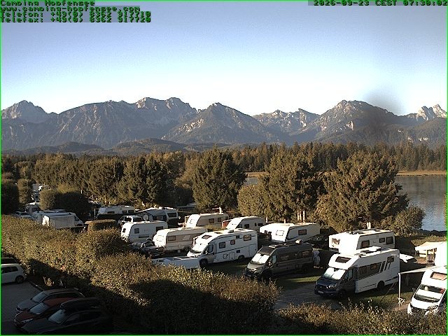 Archiv Foto Webcam Campingplatz am Hopfensee