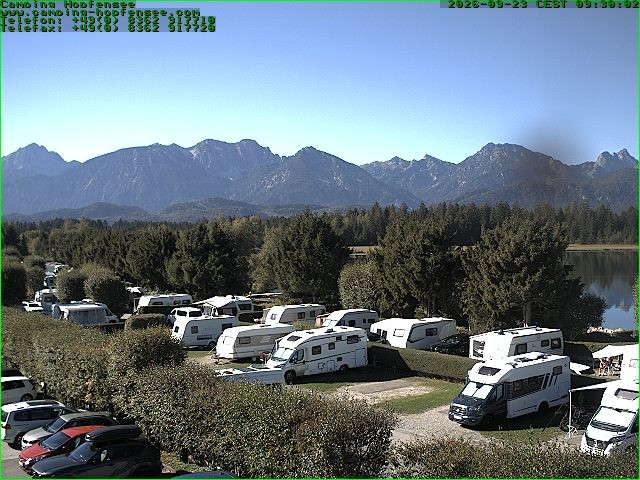 Archiv Foto Webcam Campingplatz am Hopfensee