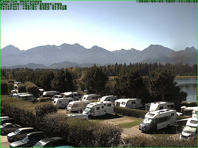 Archiv Foto Webcam Campingplatz am Hopfensee