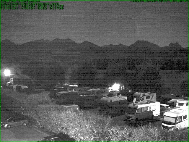 Archived image Webcam Camsite at Hopfensee