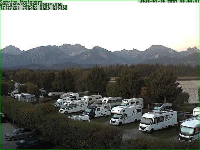 Archiv Foto Webcam Campingplatz am Hopfensee