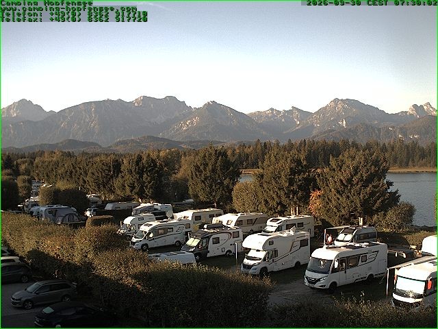 Archiv Foto Webcam Campingplatz am Hopfensee