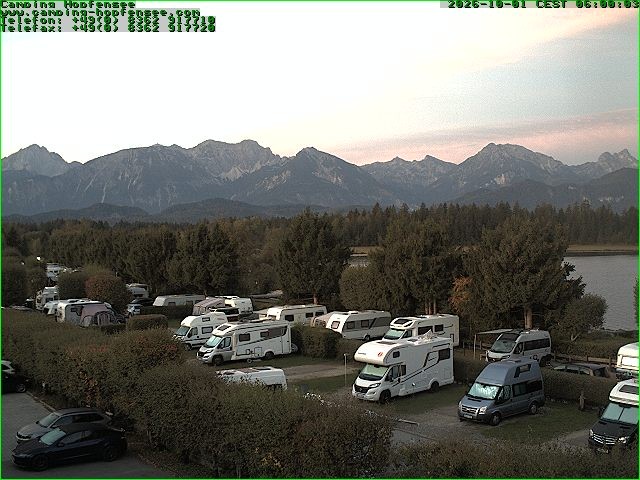 Archiv Foto Webcam Campingplatz am Hopfensee