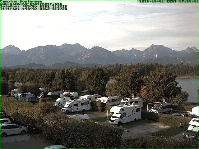 Archiv Foto Webcam Campingplatz am Hopfensee