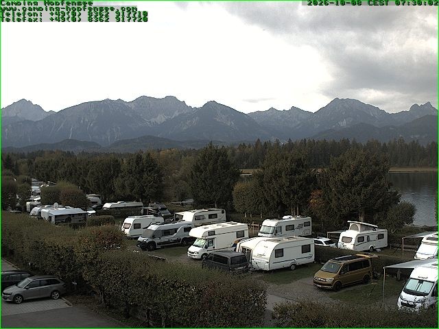 Archived image Webcam Camsite at Hopfensee