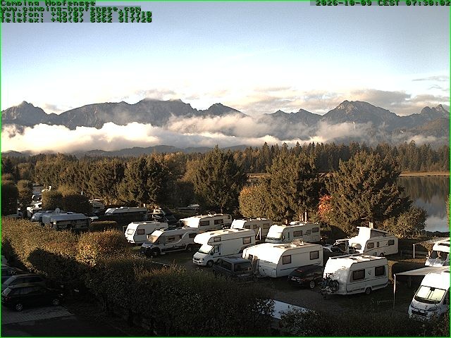 Archiv Foto Webcam Campingplatz am Hopfensee