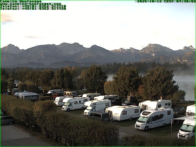 Archiv Foto Webcam Campingplatz am Hopfensee