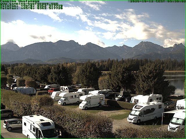 Archiv Foto Webcam Campingplatz am Hopfensee