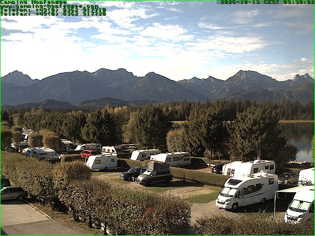 Archiv Foto Webcam Campingplatz am Hopfensee