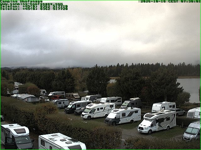 Archiv Foto Webcam Campingplatz am Hopfensee