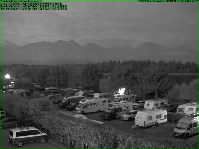 Archiv Foto Webcam Campingplatz am Hopfensee