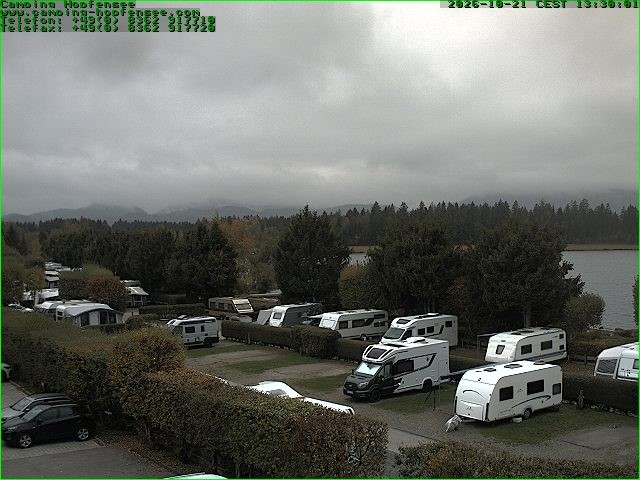 Archiv Foto Webcam Campingplatz am Hopfensee