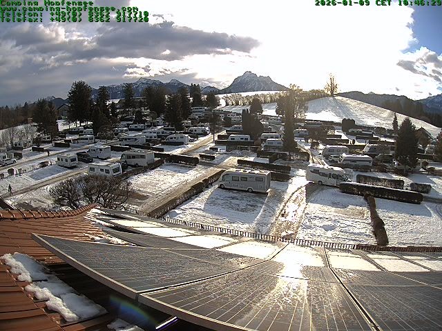 Archived image Webcam Campsite Hopfensee