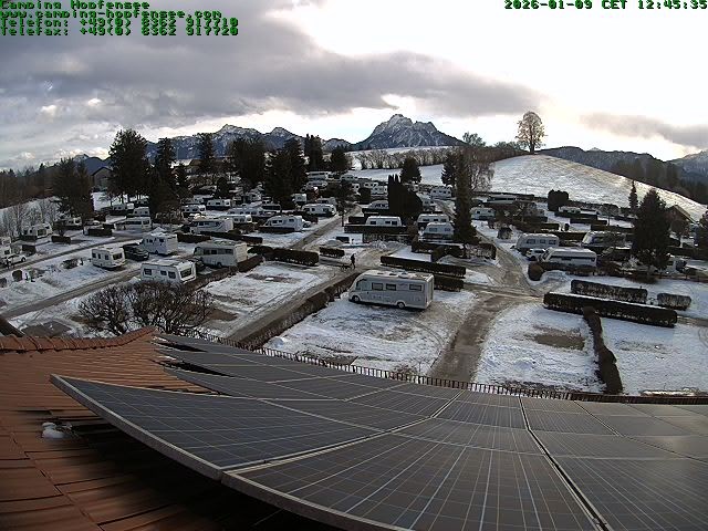Archived image Webcam Campsite Hopfensee