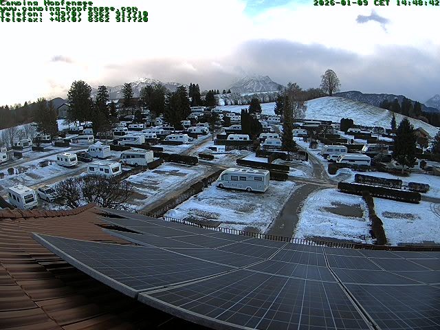 Archiv Foto Webcam Blick auf den Campingplatz am Hopfensee