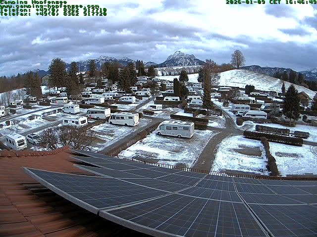 Archiv Foto Webcam Blick auf den Campingplatz am Hopfensee