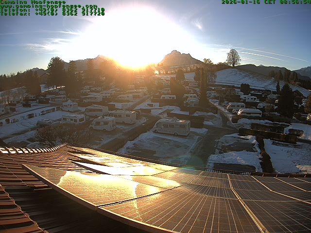 Archiv Foto Webcam Blick auf den Campingplatz am Hopfensee