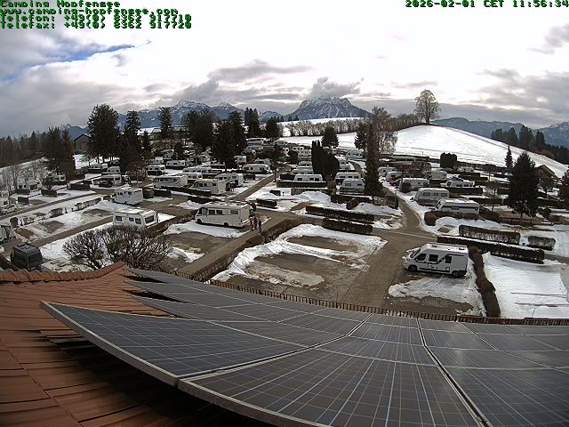 Archiv Foto Webcam Blick auf den Campingplatz am Hopfensee