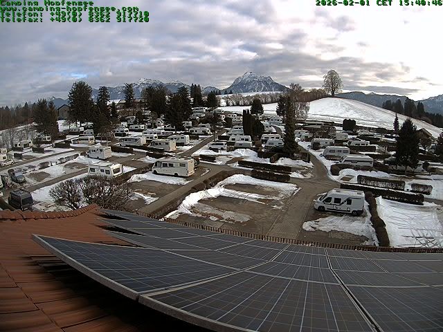 Archiv Foto Webcam Blick auf den Campingplatz am Hopfensee