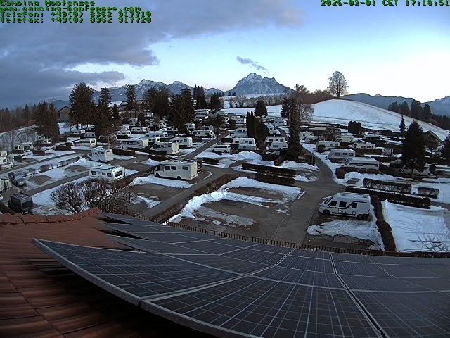 Archiv Foto Webcam Blick auf den Campingplatz am Hopfensee