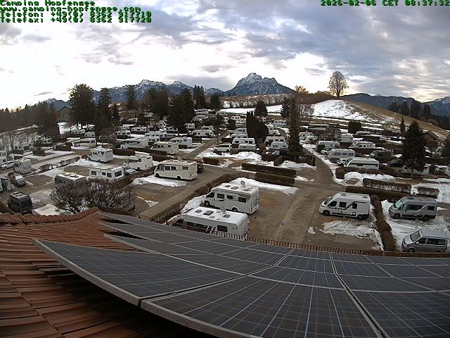 Archiv Foto Webcam Blick auf den Campingplatz am Hopfensee