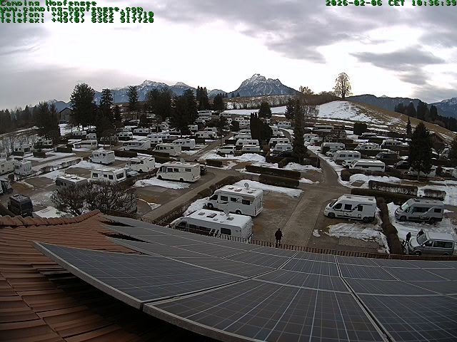 Archiv Foto Webcam Blick auf den Campingplatz am Hopfensee