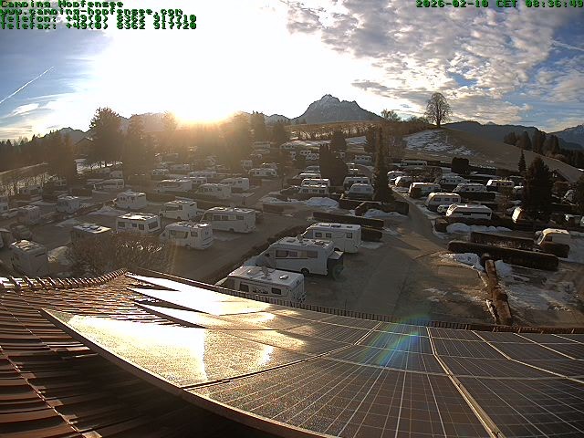 Archiv Foto Webcam Blick auf den Campingplatz am Hopfensee