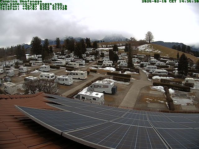 Archiv Foto Webcam Blick auf den Campingplatz am Hopfensee