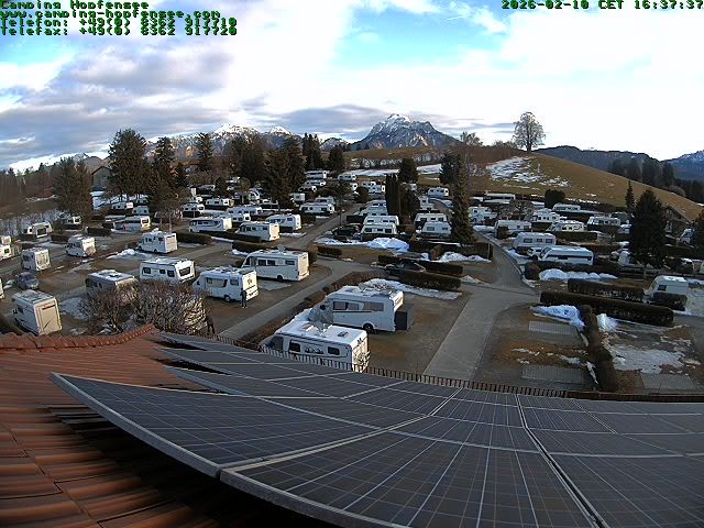Archiv Foto Webcam Blick auf den Campingplatz am Hopfensee