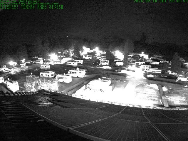 Archiv Foto Webcam Blick auf den Campingplatz am Hopfensee