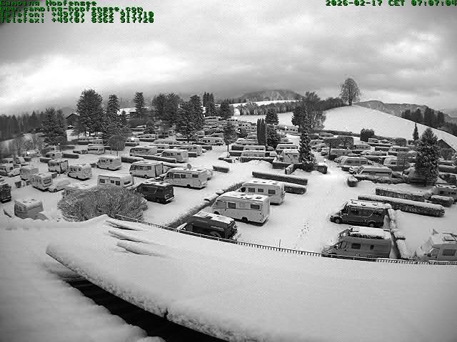 Archiv Foto Webcam Blick auf den Campingplatz am Hopfensee