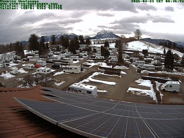 Archiv Foto Webcam Blick auf den Campingplatz am Hopfensee