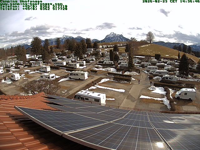 Archiv Foto Webcam Blick auf den Campingplatz am Hopfensee