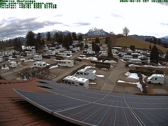 Archiv Foto Webcam Blick auf den Campingplatz am Hopfensee