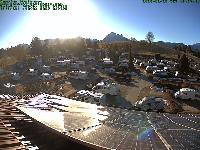 Archiv Foto Webcam Blick auf den Campingplatz am Hopfensee