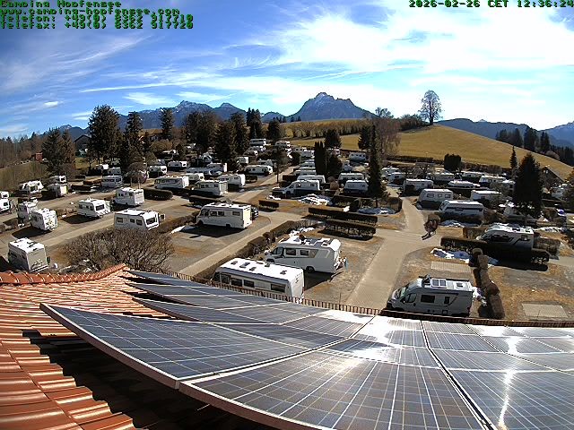 Archiv Foto Webcam Blick auf den Campingplatz am Hopfensee
