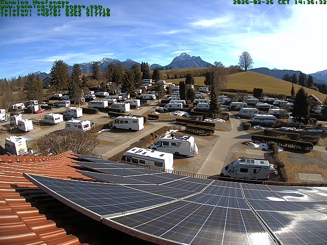 Archiv Foto Webcam Blick auf den Campingplatz am Hopfensee