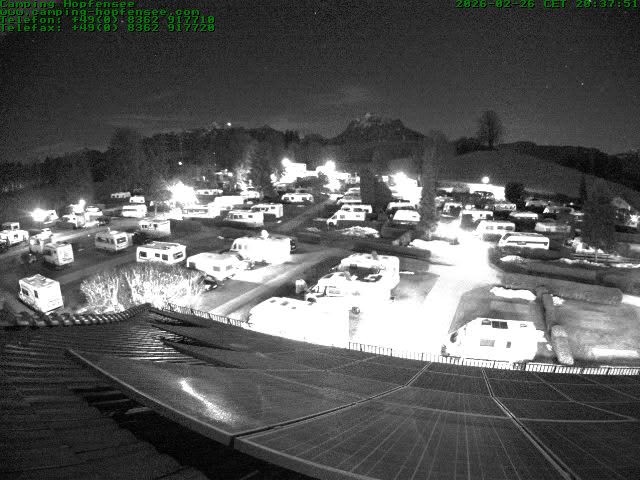 Archived image Webcam Campsite Hopfensee