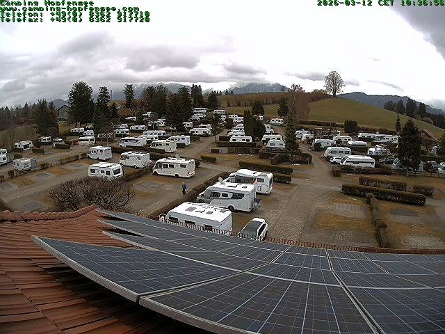 Archived image Webcam Campsite Hopfensee